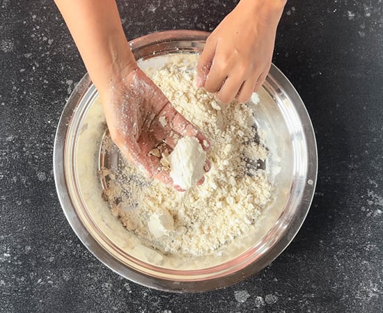 dough holding its shape